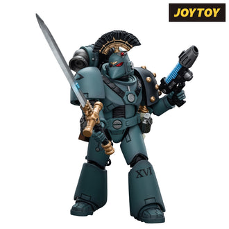 JoyToy Warhammer The Horus Heresy Action Figure - Sons of Horus, Legion MkVI Tactical Squad Sergeant with Power Sword (1/18 Scale)