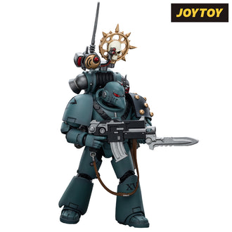 JoyToy Warhammer The Horus Heresy Action Figure - Sons of Horus, Legion MkVI Tactical Squad Legionary with Nuncio Vox (1/18 Scale)