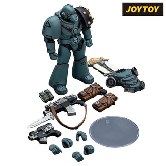 JoyToy Warhammer The Horus Heresy Action Figure - Sons of Horus, Legion MkVI Tactical Squad Legionary with Legion Vexilla (1/18 Scale)