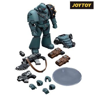 JoyToy Warhammer The Horus Heresy Action Figure - Sons of Horus, Legion MkVI Tactical Squad Legionary with Bolter & Chainblade (1/18 Scale)