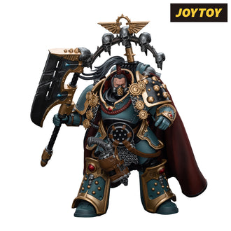 JoyToy Warhammer The Horus Heresy Action Figure - Sons of Horus, Legion Praetor with Power Axe (1/18 Scale)