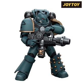 JoyToy Warhammer The Horus Heresy Action Figure - Sons of Horus, Legion MKIV Tactical Squad Legionary with Flamer (1/18 Scale)