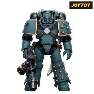 JoyToy Warhammer The Horus Heresy Action Figure - Sons of Horus, Legion MKIV Tactical Squad Legionary with Flamer (1/18 Scale)