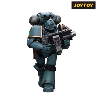 JoyToy Warhammer The Horus Heresy Action Figure - Sons of Horus, Legion MKIV Tactical Squad Legionary with Bolter (1/18 Scale)