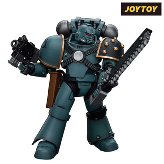 JoyToy Warhammer The Horus Heresy Action Figure - Sons of Horus, Legion MKIV Tactical Squad Legionary with Bolter (1/18 Scale)