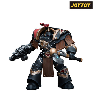 JoyToy Warhammer The Horus Heresy Action Figure - Sons of Horus Justaerin Terminator Squad, Justaerin with Carsonran Power Axe (1/18 Scale)