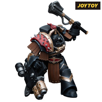 JoyToy Warhammer The Horus Heresy Action Figure - Sons of Horus Justaerin Terminator Squad, Justaerin with Multi-melta and Power Maul (1/18 Scale)