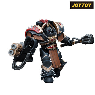 JoyToy Warhammer The Horus Heresy Action Figure - Sons of Horus Justaerin Terminator Squad, Justaerin with Multi-melta and Power Maul (1/18 Scale)