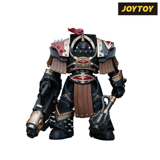 JoyToy Warhammer The Horus Heresy Action Figure - Sons of Horus Justaerin Terminator Squad, Justaerin with Multi-melta and Power Maul (1/18 Scale)