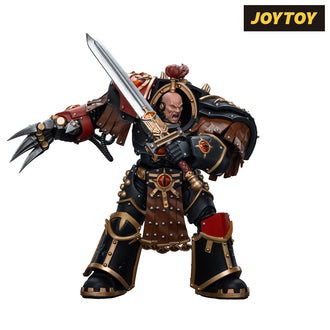 JoyToy Warhammer The Horus Heresy Action Figure - Sons of Horus, Ezekyle Abaddon, First Captain of the XVIth Legion (1/18 Scale)