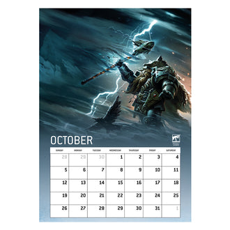 Space Wolves 2025 Calendar