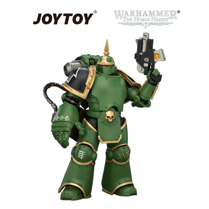 JOYTOY Warhammer The Horus Heresy - Salamanders, MKIII Tactical Legionary with Plasma Pistol and Bolt Pistol (1/18 Scale) Preorder
