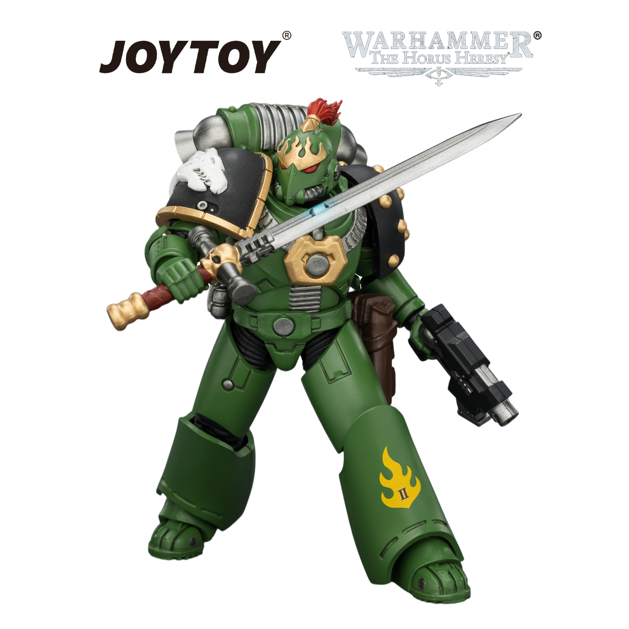 JOYTOY Warhammer The Horus Heresy - Salamanders, MKVI Tactical Legionary (1/18 Scale) Preorder