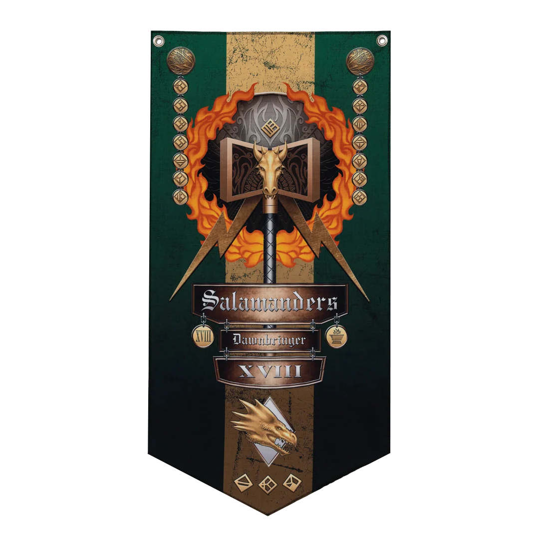 Salamanders wall banner 