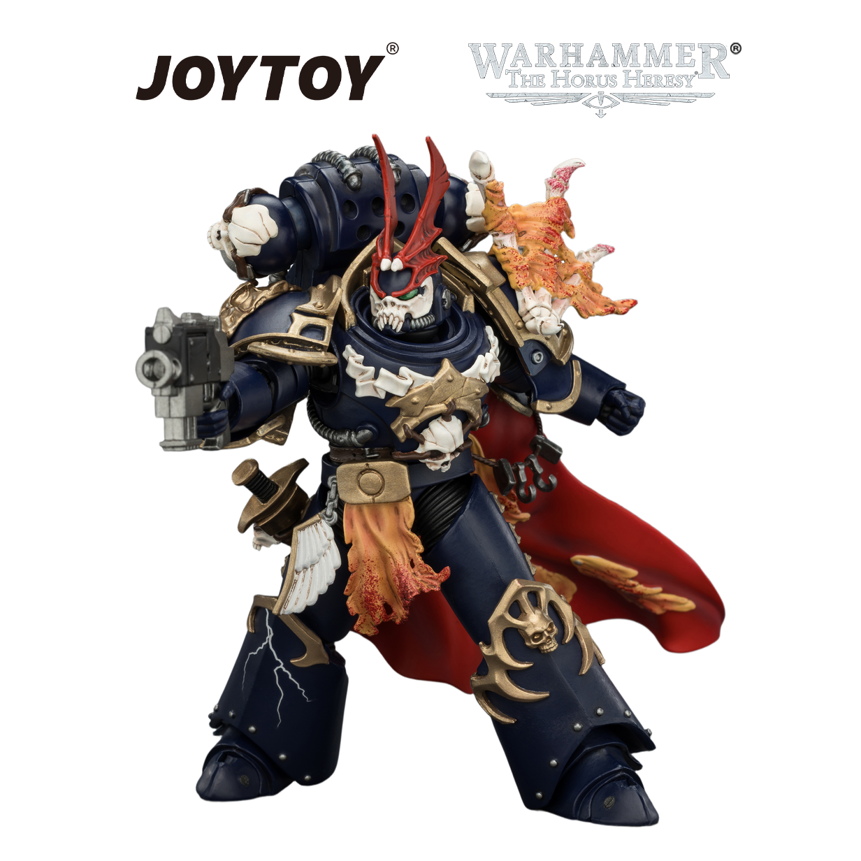 JOYTOY Warhammer The Horus Heresy - Sevatar, First Captain of the Night Lords, The Prince of Crows (1/18 Scale) Preorder