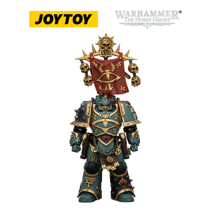 JOYTOY Warhammer The Horus Heresy - Sons of Horus, Vheren Ashurhaddon, Master of the True Sons with the Axe Serpentis (1/18 Scale)