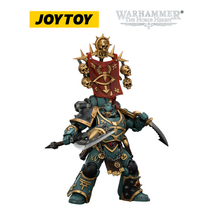 JOYTOY Warhammer The Horus Heresy - Sons of Horus, Vheren Ashurhaddon, Master of the True Sons with the Axe Serpentis (1/18 Scale)