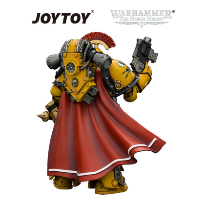 JOYTOY Warhammer The Horus Heresy - Imperial Fists, Legion Praetor in MkIII Armour (1/18 Scale) Preorder