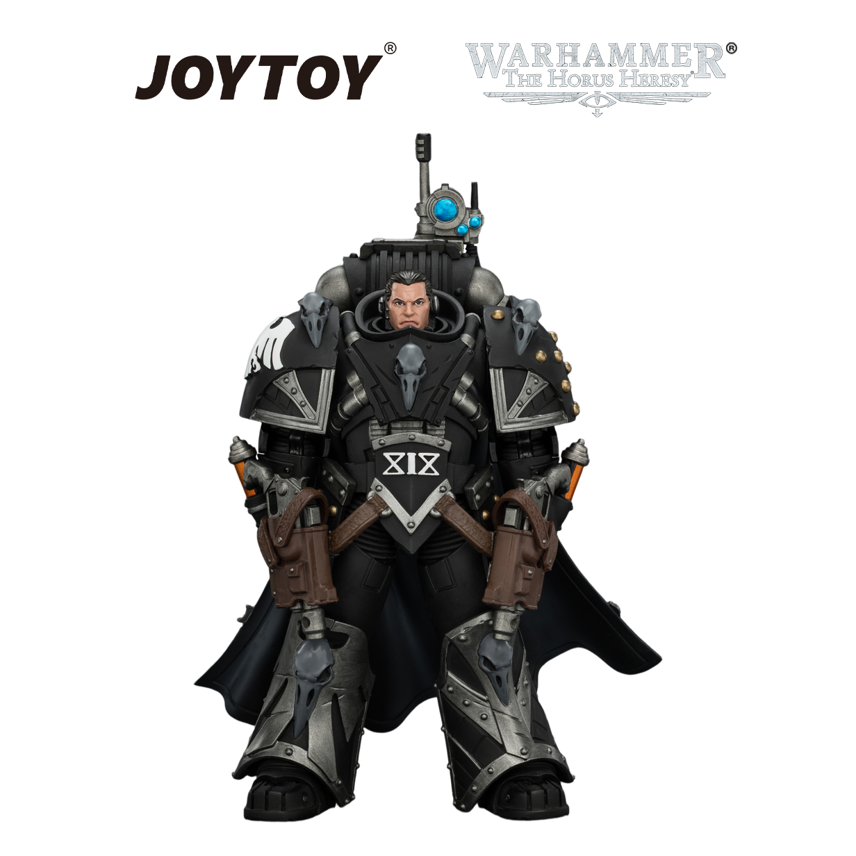 JOYTOY Warhammer The Horus Heresy - Raven Guard, Kaedes Nex, The Blood Crow, with Fulcrum Hand Cannons (1/18 Scale) Preorder