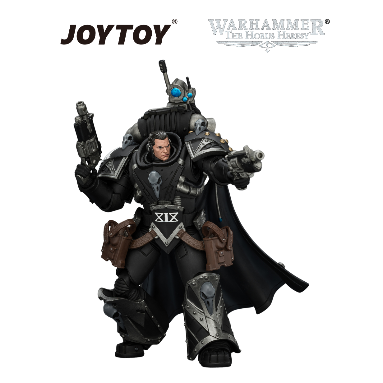 JOYTOY Warhammer The Horus Heresy - Raven Guard, Kaedes Nex, The Blood Crow, with Fulcrum Hand Cannons (1/18 Scale) Preorder