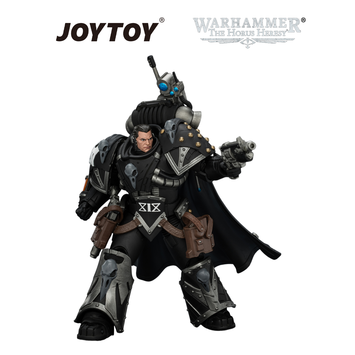 JOYTOY Warhammer The Horus Heresy - Raven Guard, Kaedes Nex, The Blood Crow, with Fulcrum Hand Cannons (1/18 Scale) Preorder