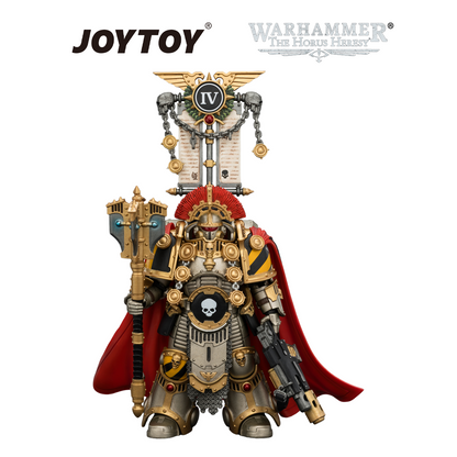 JOYTOY Warhammer The Horus Heresy - Iron Warriors, Centurion with Heavy Power Maul and Combi-Melta (1/18 Scale) Preorder