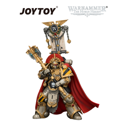 JOYTOY Warhammer The Horus Heresy - Iron Warriors, Centurion with Heavy Power Maul and Combi-Melta (1/18 Scale) Preorder