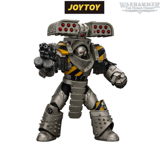JoyToy Warhammer The Horus Heresy Action Figure - Iron Warriors, Tyrant Siege Terminator with Rocket Launcher (1/18 Scale) Preorder