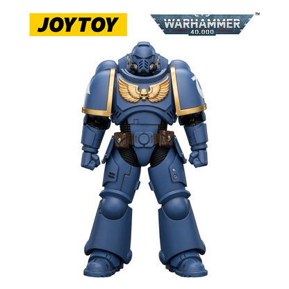 JOYTOY Warhammer 40,000 Ultramarines Predator Destructor & Intercessor (Scale 1:18) Preorder Bundle