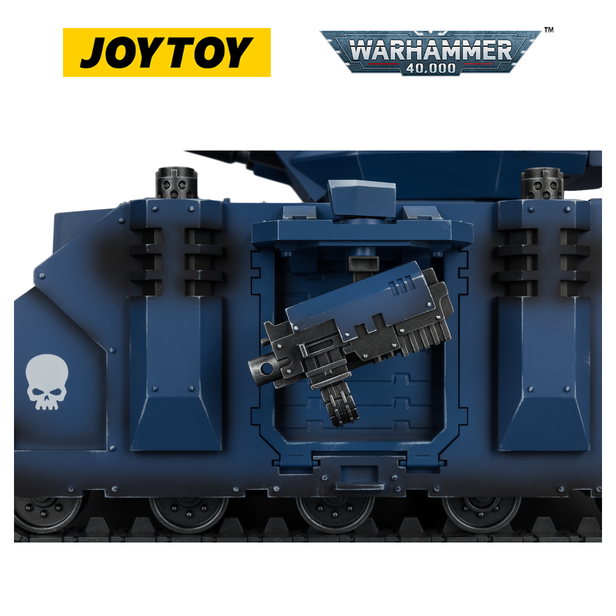 JOYTOY Warhammer 40,000 Ultramarines Predator Destructor & Intercessor (Scale 1:18) Preorder Bundle