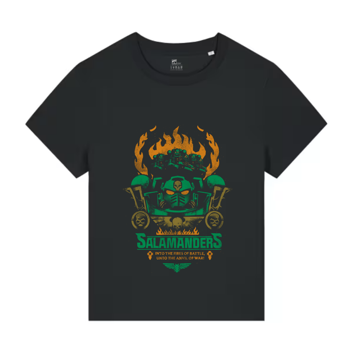 Salamanders - Fires of Battle Fitted T Shirt