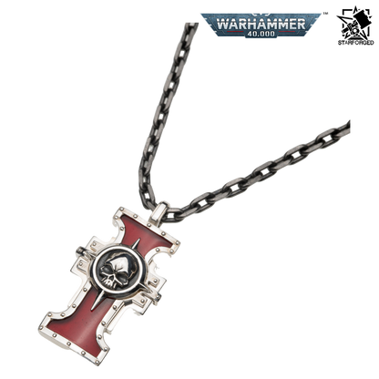 Starforged Warhammer 40,000 Inquisition Seal of the Holy Ordos Silver Pendant