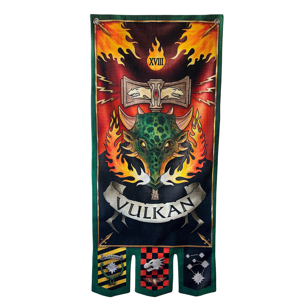 Warhammer 40,000: Salamanders Chapter Banner - Preorder USA