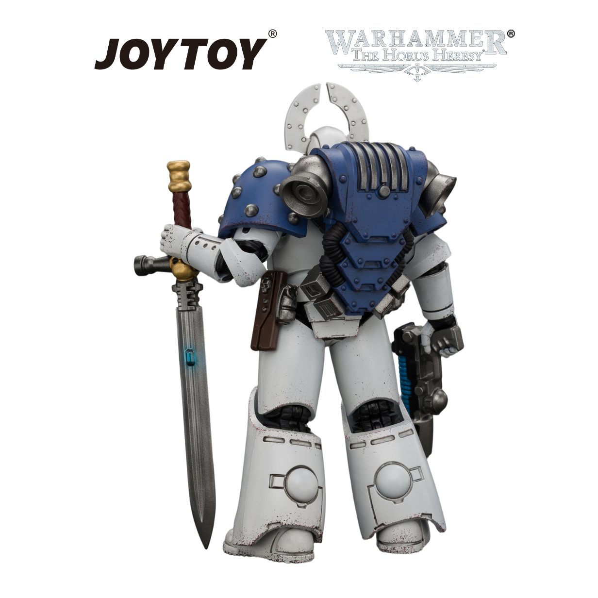 JOYTOY Warhammer The Horus Heresy - World Eaters, MKVI Tactical Sergeant with Plasma Pistol and Power Sword (1/18 Scale) Preorder