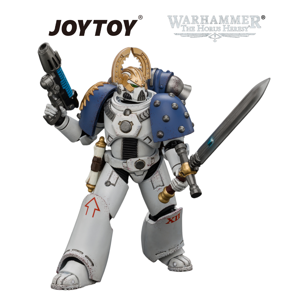 JOYTOY Warhammer The Horus Heresy - World Eaters, MKVI Tactical Sergeant with Plasma Pistol and Power Sword (1/18 Scale) Preorder