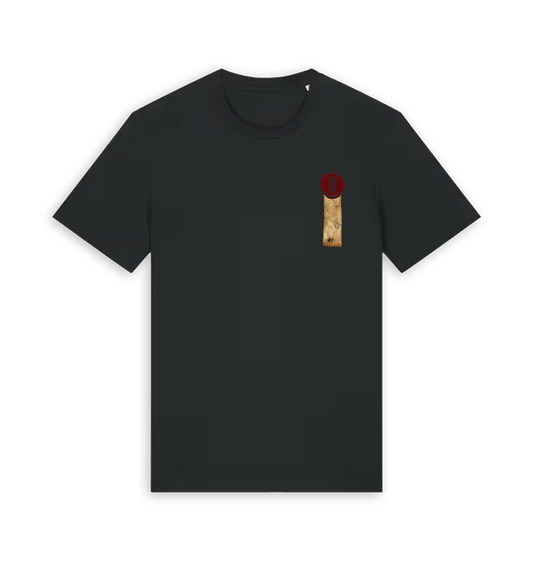 Black Printed T-shirt Front