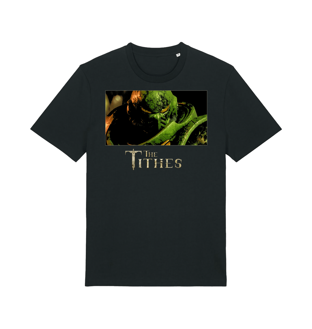 Black Printed T-shirt Front