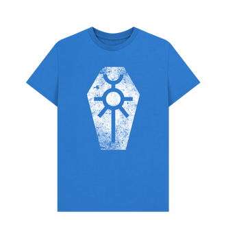 Bright Blue Necrons Battleworn Insignia T Shirt