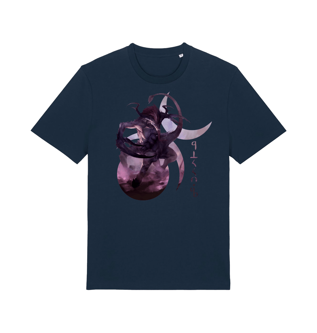 French Navy Printed T-shirt Front