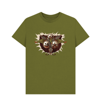 Moss Green Death Guard Icon Burst T Shirt