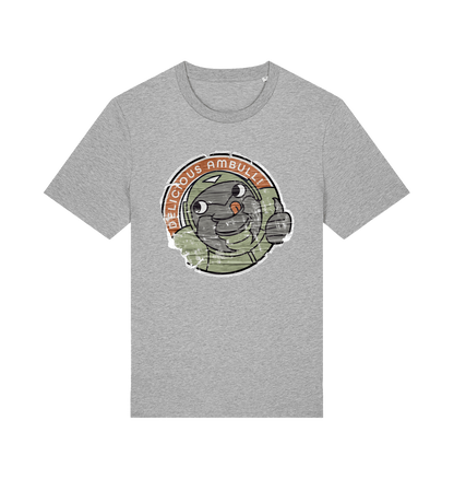 Heather Grey Printed T-shirt