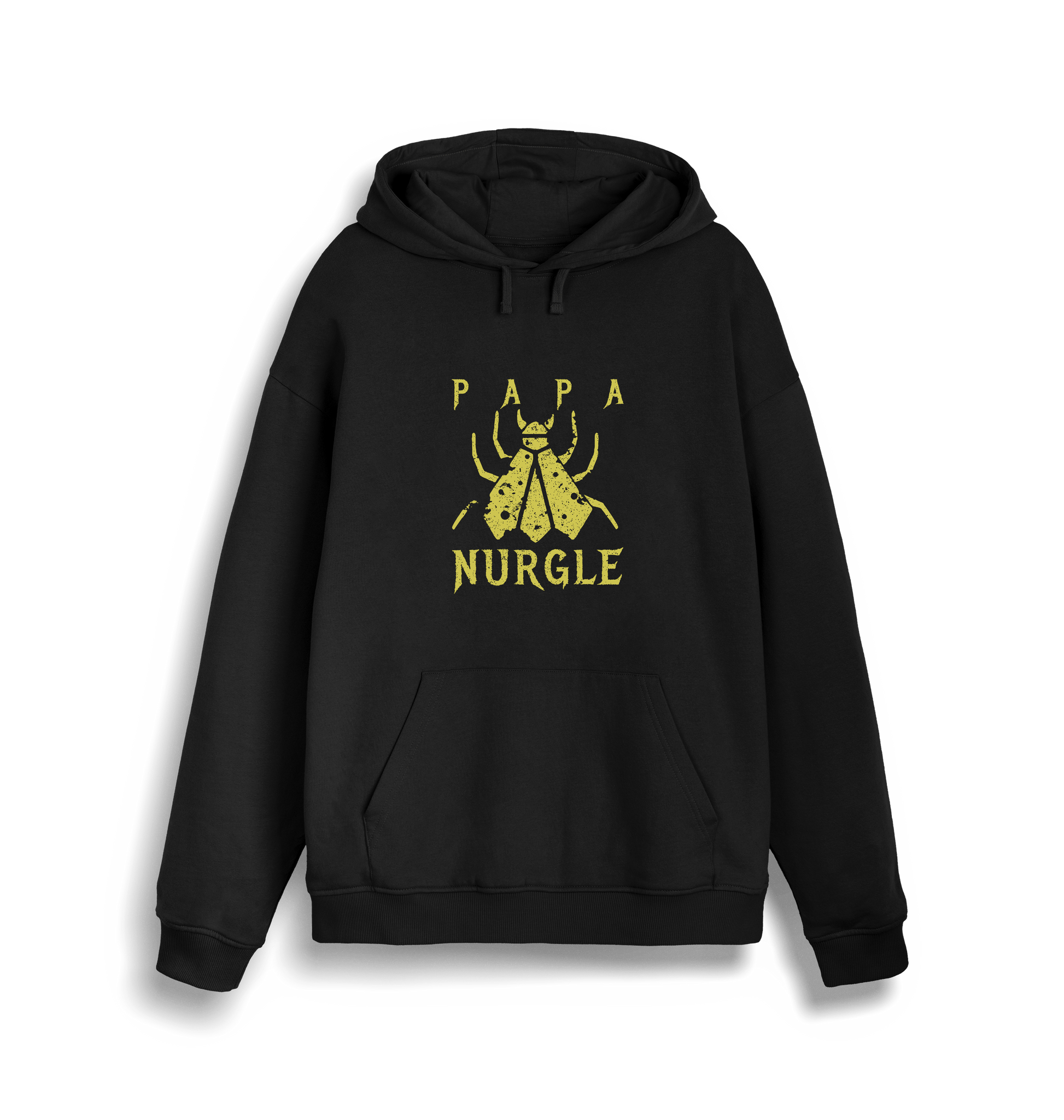 Black Printed Sweater Front