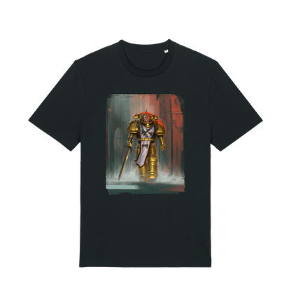 Black Printed T-shirt Front