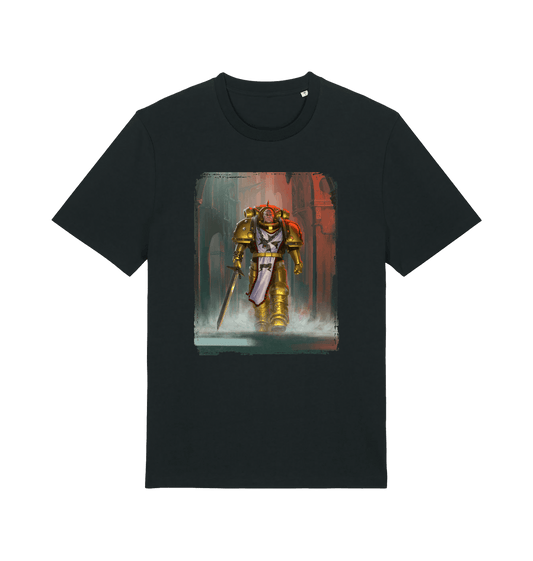 Black Printed T-shirt Front