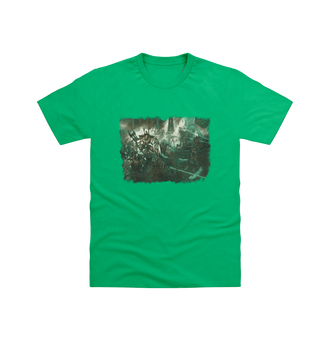 Irish Green Necrons Skorpekh Lord Design T Shirt