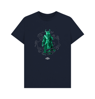 Navy Blue Total War: WARHAMMER III - Grand Cathay Miao Ying Monochrome T Shirt