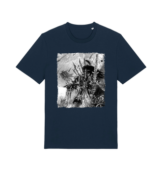French Navy Printed T-shirt