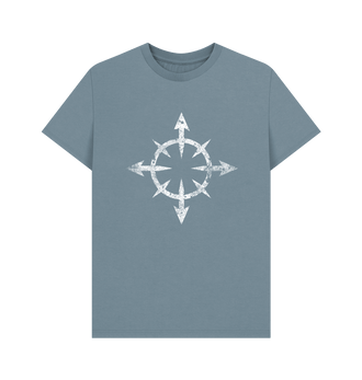 Stone Blue Chaos Daemons Battleworn Insignia T Shirt