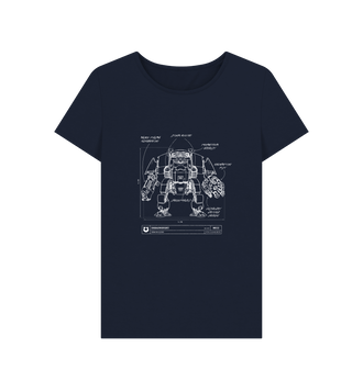 Navy Blue Ultramarines Redemptor Dreadnought Fitted T Shirt