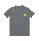 Heather Grey World Eaters Polo Shirt